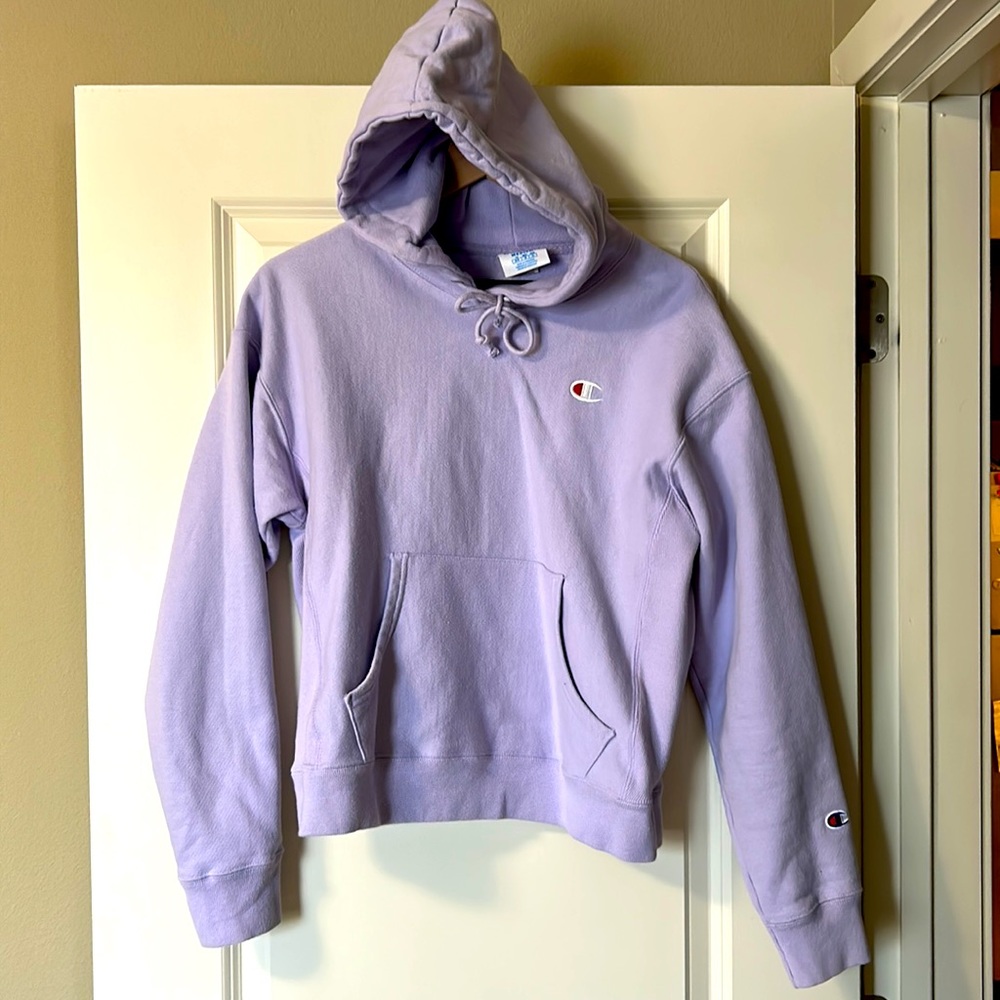 Champions Premium Weave Heavyweight Sweatshirt, M, Lavender